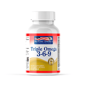 Triple Omega 3-6-9 60 softgels Healthy America