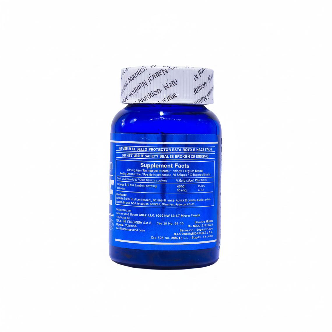 Vitamina E 400 UI Plus Selenium x 60 Natural Nutrition 2