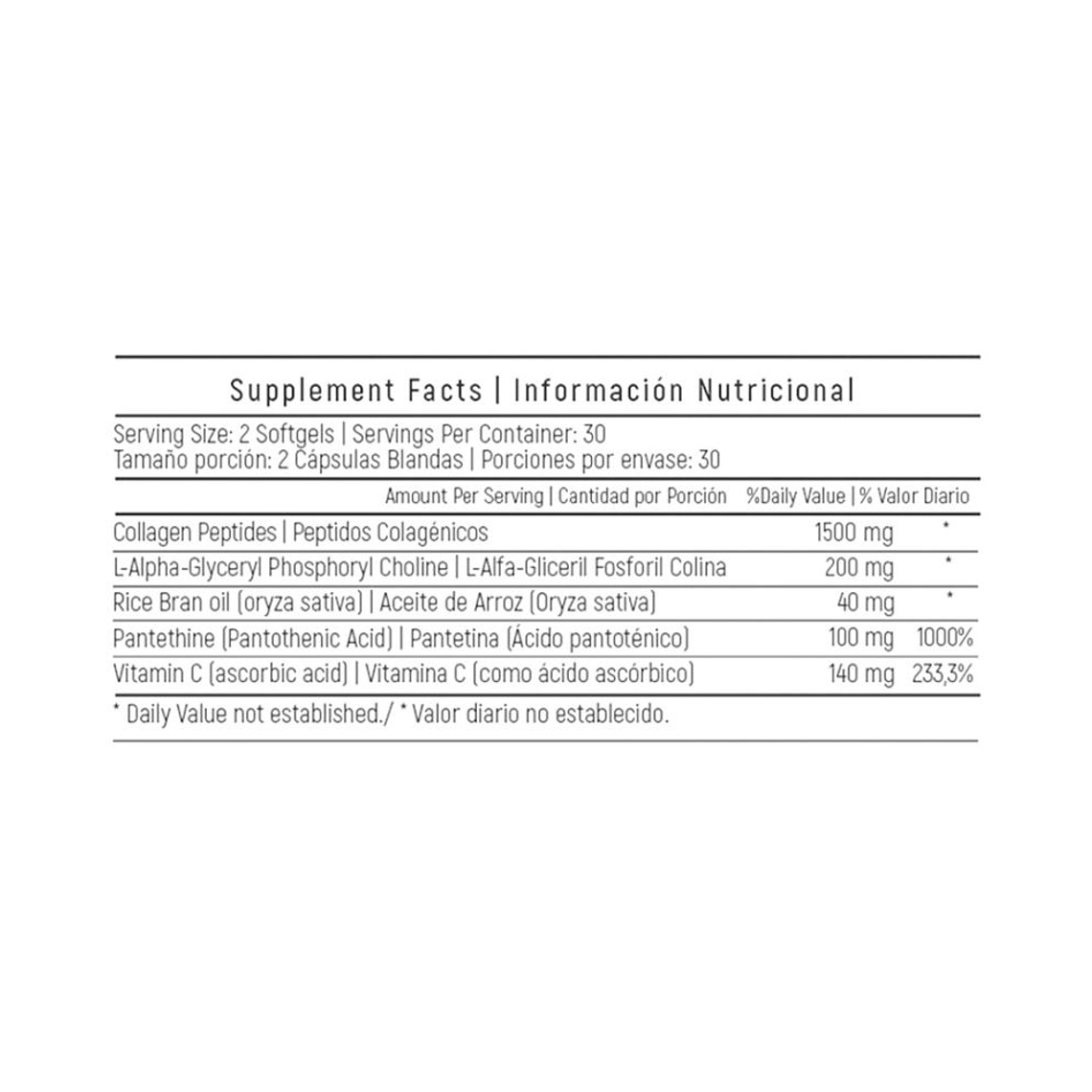 Collagen Peptides 1500 mg 60 Softgels Healthy America 2