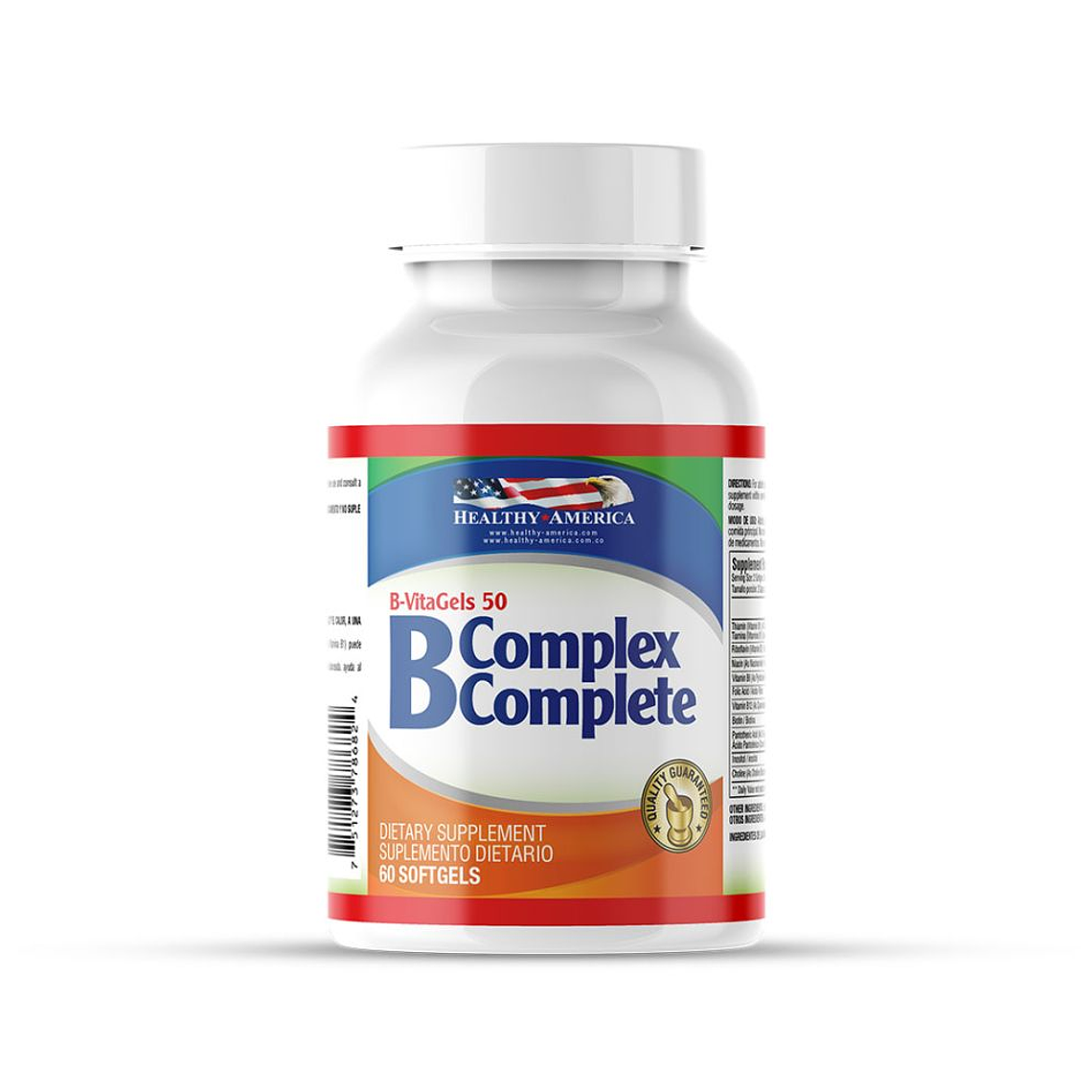 B Complex Complete 60 Softgels Healthy America 1