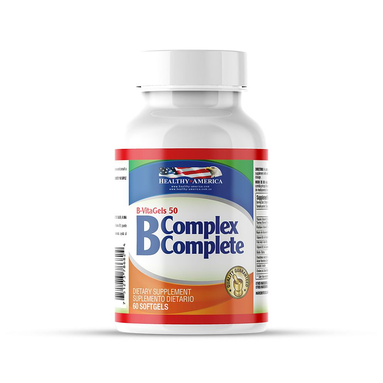 B Complex Complete 60 Softgels Healthy America 1