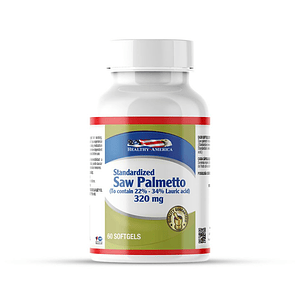 Saw Palmetto 320mg 60 softgels Healthy America