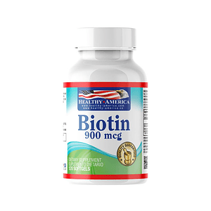 Biotin 900 mcg Healthy America 120 Softgels