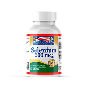 Selenium 200 mcg 100 tabletas Healthy America
