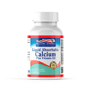 Calcium Liquid Absorbable & Vitamina D3 60 softgels