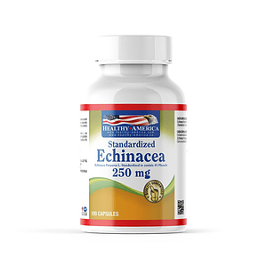 Echinacea 250 mg 100 capsulas Healthy America