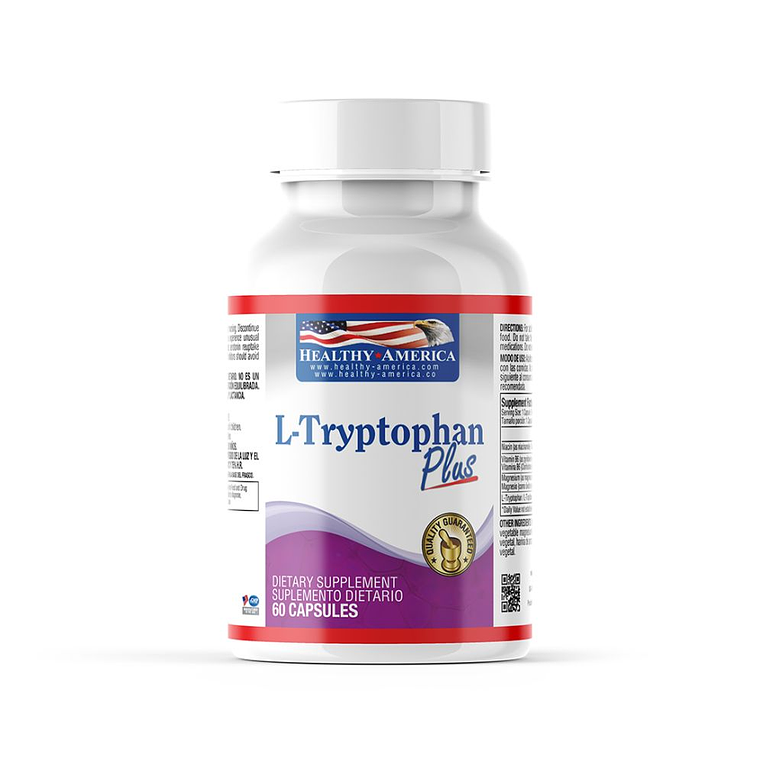 L Tryptophan Plus Healthy America 60 Capsulas 1
