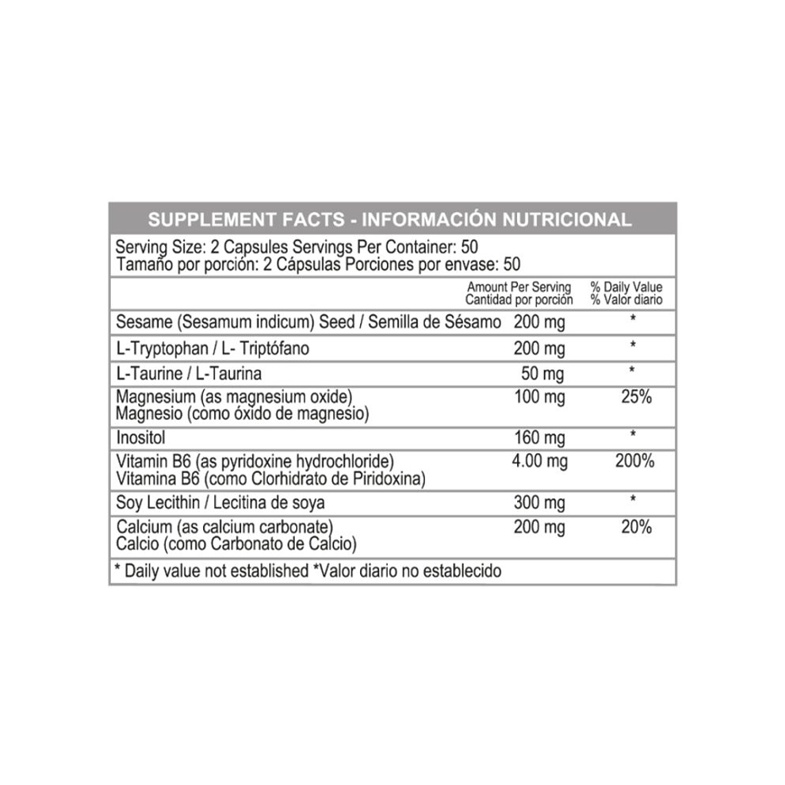 Bon Nuit Health America 100 Capsulas 3