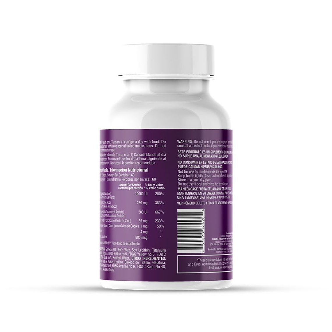 Occus with Lutein 60 Softgels Healthy America 2