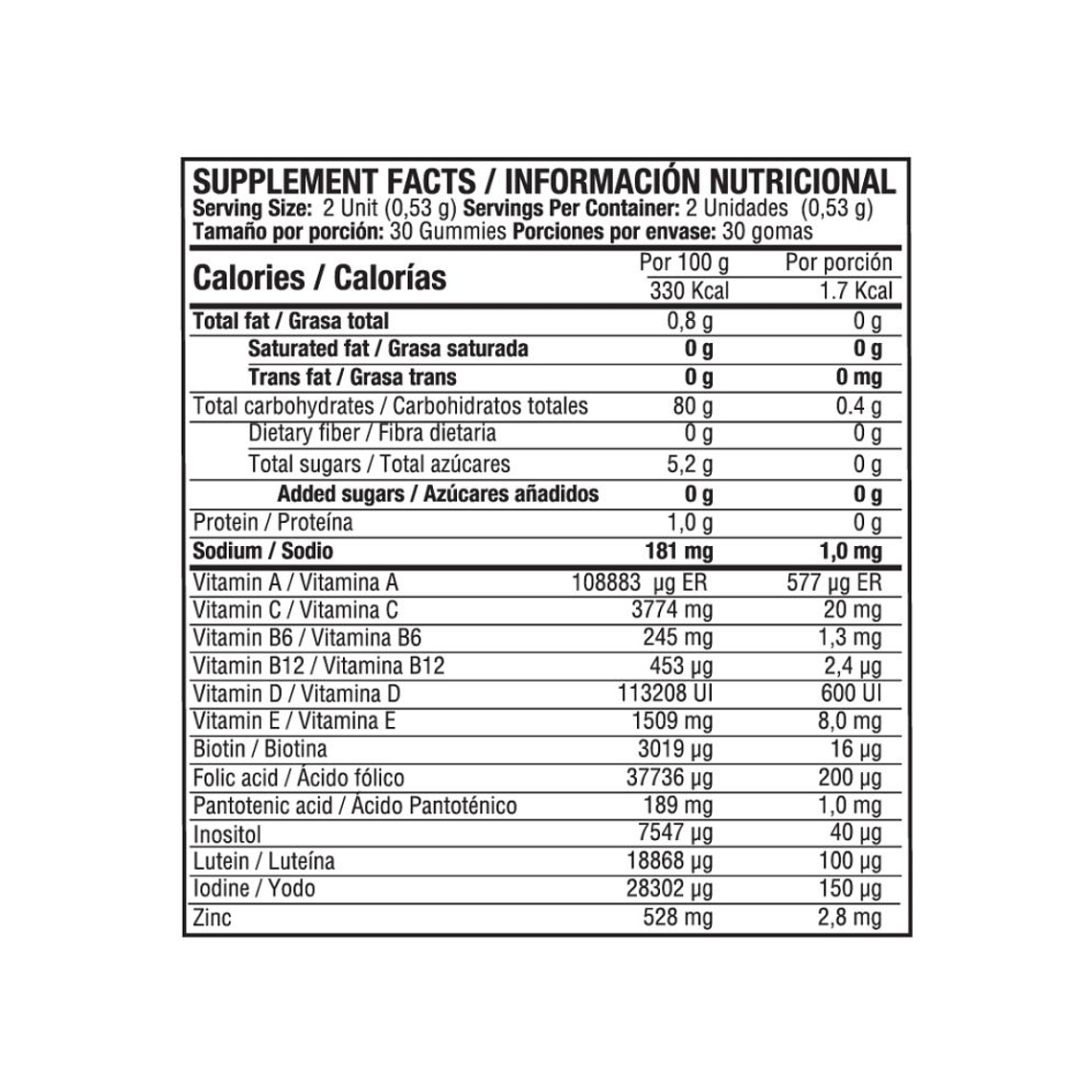 Vitaton Kids Multivitamínico para niños 60 Gummies 2