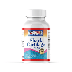 Shark Cartilage 750 mg 100 Cápsulas Healthy America