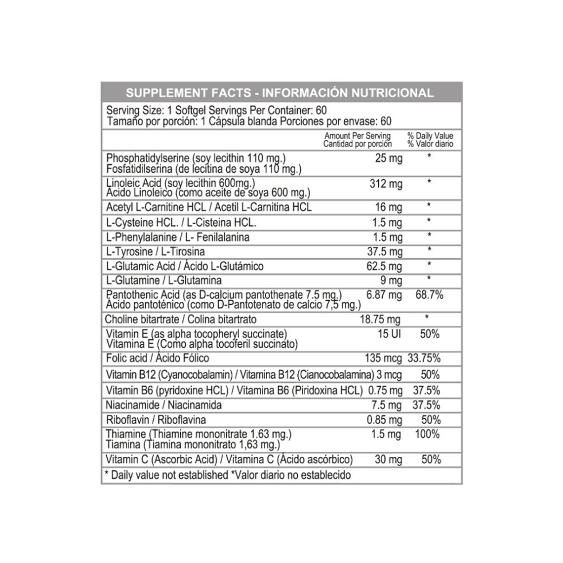 Brainy 60 softgels Healthy America 2