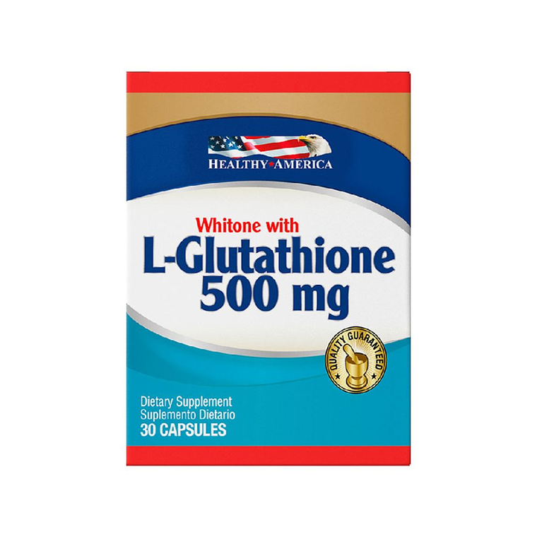 L-Glutathione 500 mg 30 Cápsulas Healthy America 1