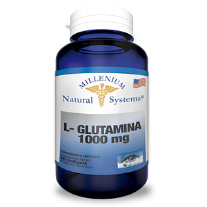 L-Glutamina 1000mg 60 softgels Milenium System