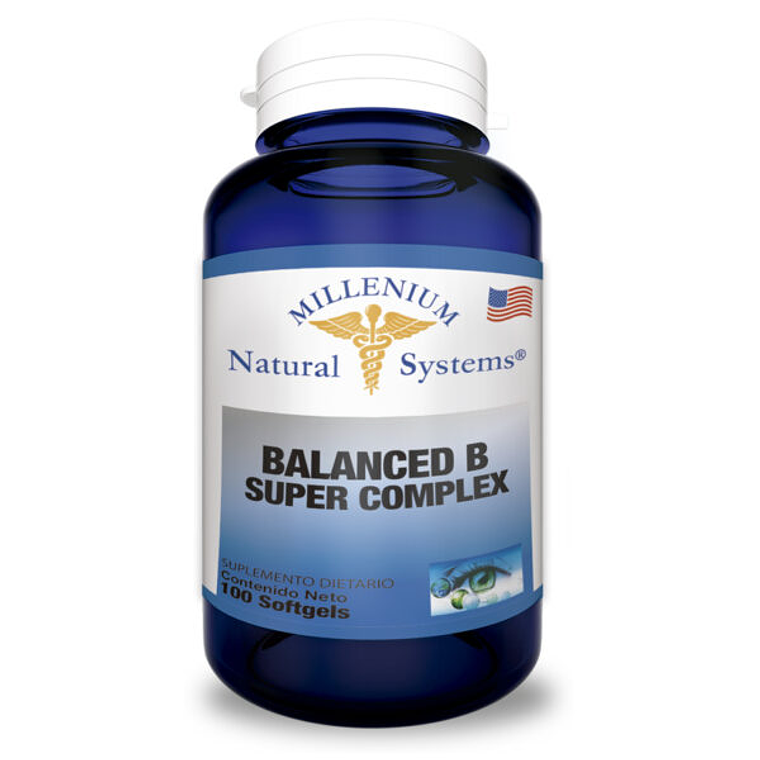 Balanced B Super Complex 100 Softgels Milenium Systems 1