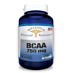 BCAA 750 mg 120 softgels Milenium Systems