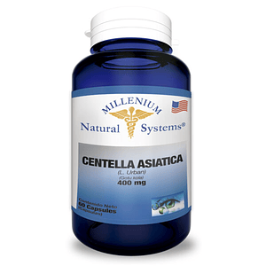  Centella Asiática 400 mg 60 Cápsulas Natural Systems