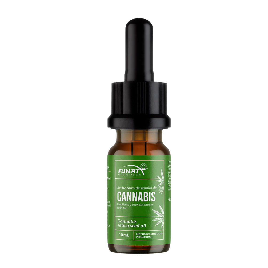 Aceite de cannabis en frasco con gotero de 10ml 1