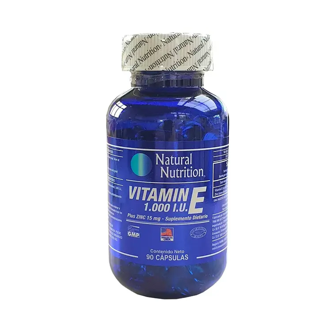 Vitamina E 1000 + zinc x 60 Natural Nutrition 1