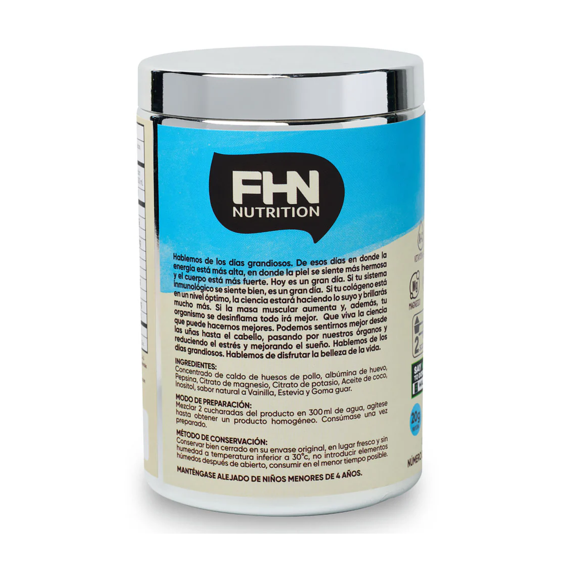 Heal Proteína sabor Vainilla FHN nutrition 3