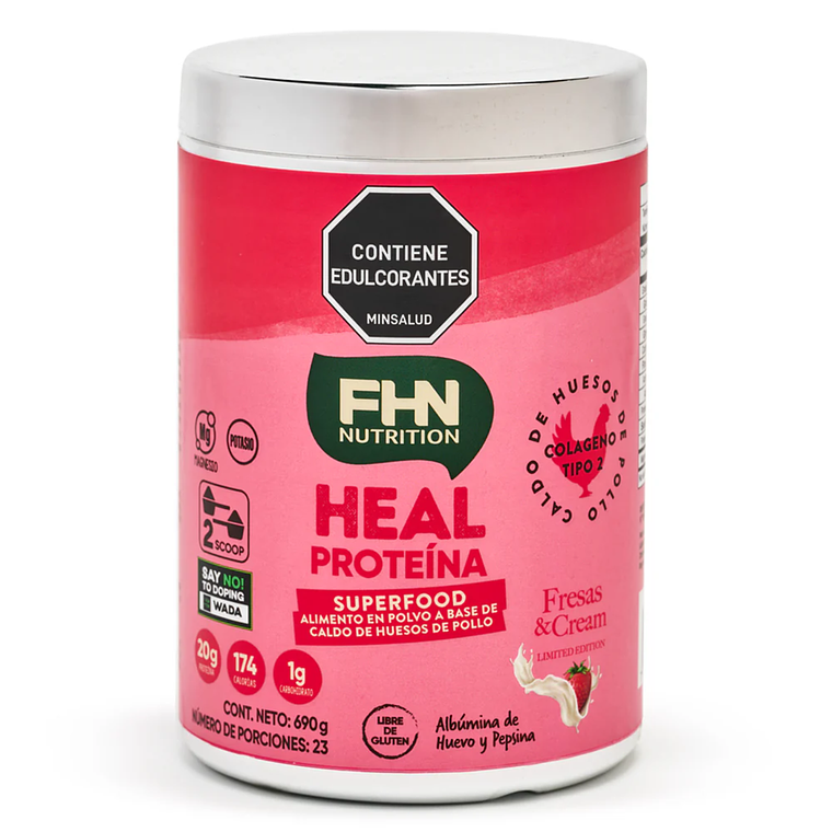 Heal Proteína sabor Fresas & Cream 1