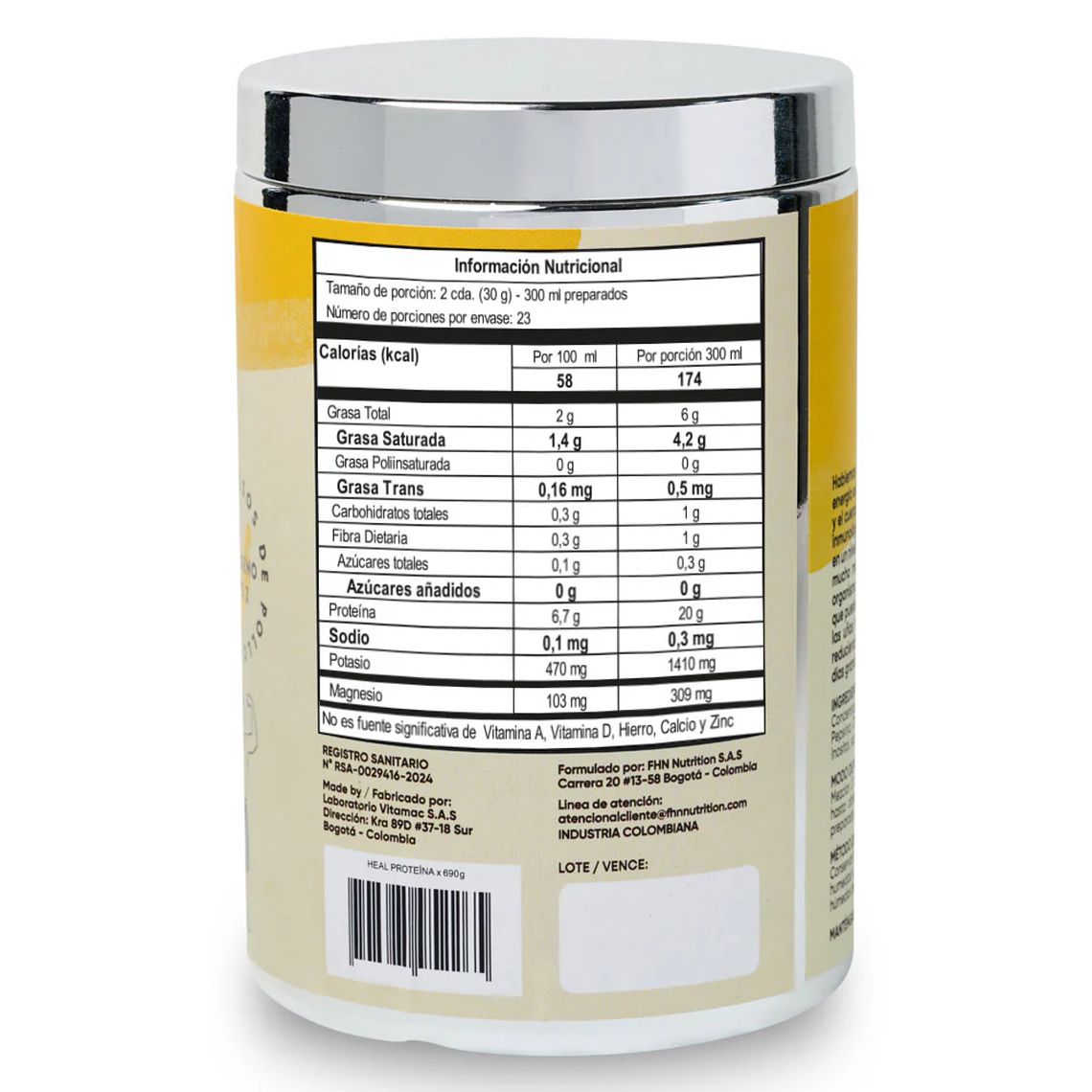 Heal Proteína sabor Chai Cream 2