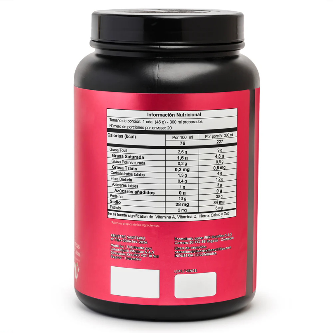 Bulk Gainer sabor Fresas & Cream 2