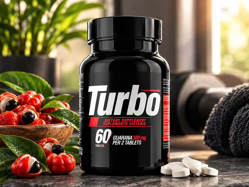 Turbo guaraná 300 mg