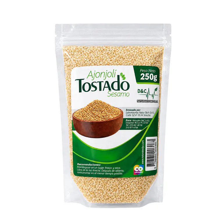 Ajonjolí Tostado Sésamo 250 g 1