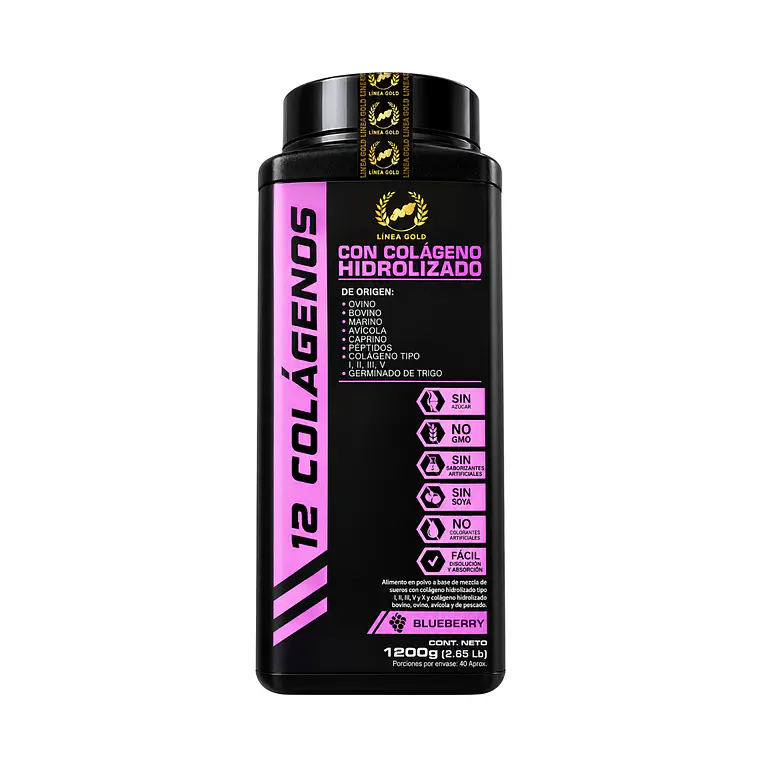 12 Colágenos Hidrolizado 1200 g 1