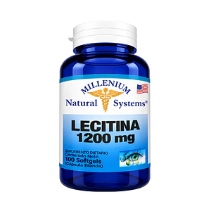 Lecitina 1200 mg 100 Softgels Natural System