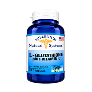 L-Glutathione Plus Vitamina C 90 Cápsulas Natural System