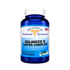 Balanced B Super Complex 100 Softgels Natural System