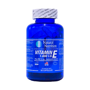 Vitamina E 1000 + Zinc x 90 Natural Nutrition