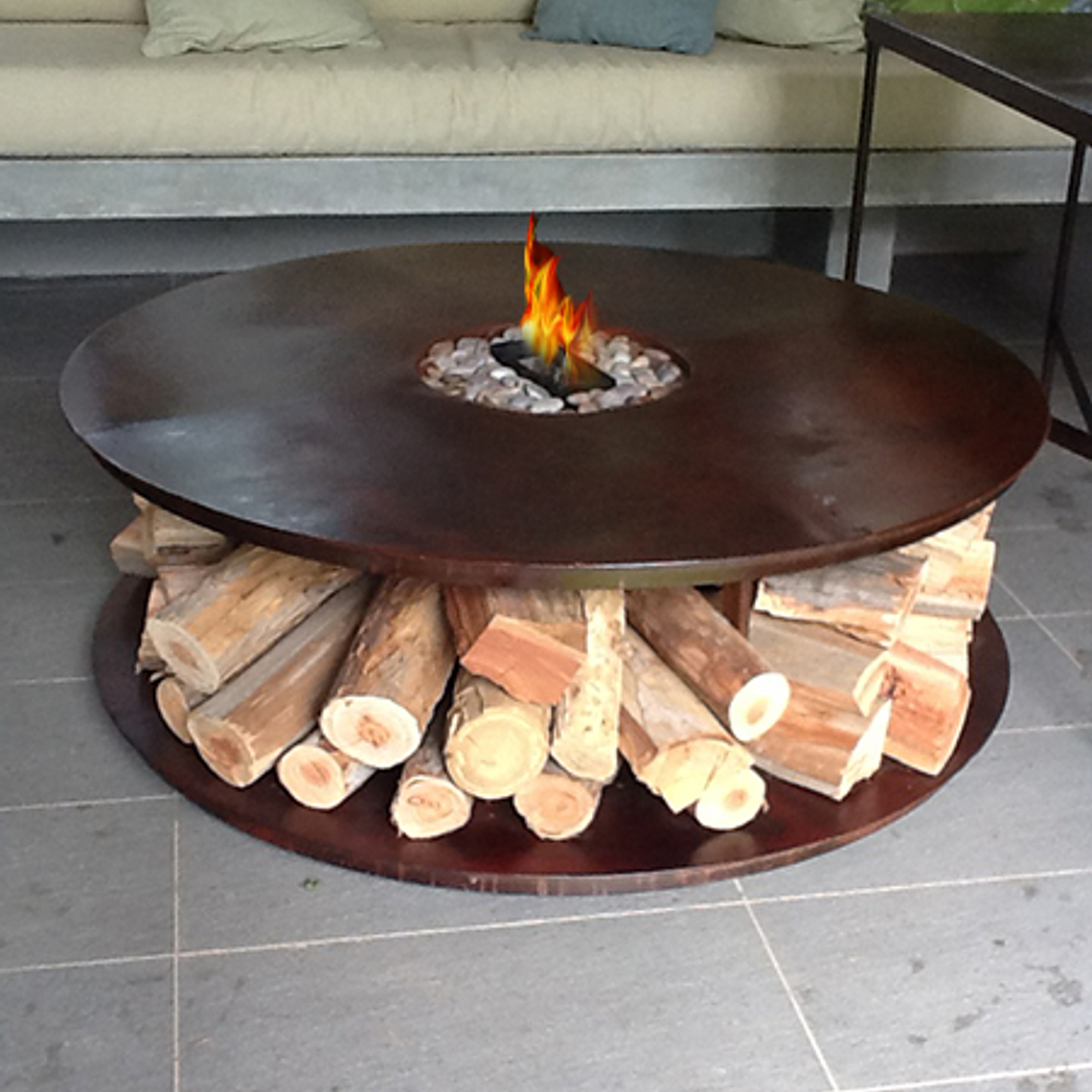 Mesa redonda metálica 1