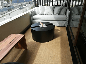 Mesa redonda metálica especial