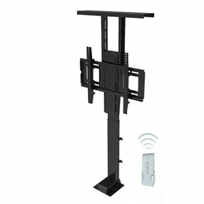 Elevador de TV sistema a control remoto.