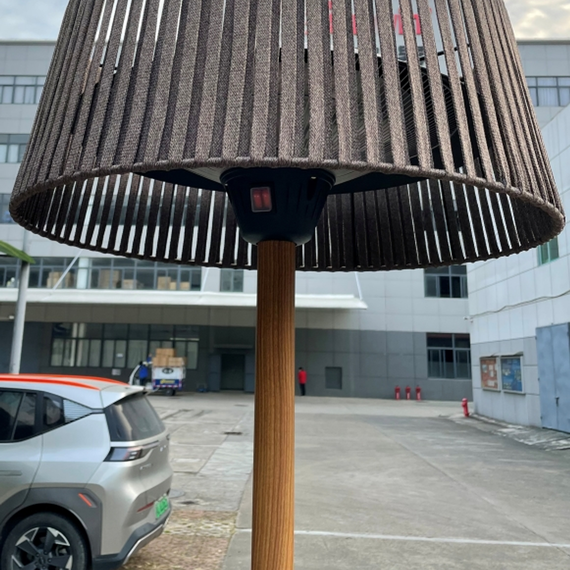 Calefactor eléctrico modelo base 2155 base madera 1