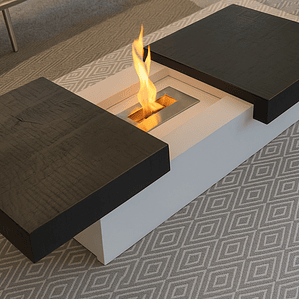 Mesa noi especial baja madera negra