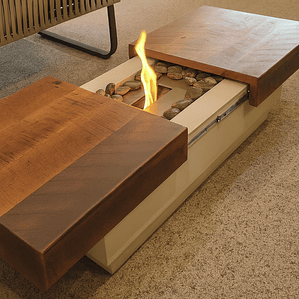 Mesa noi especial baja madera café