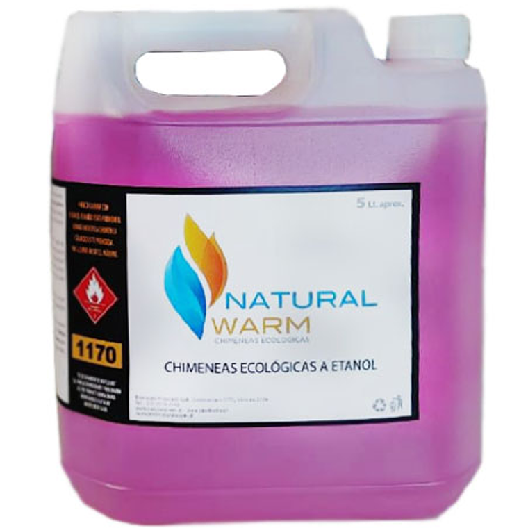 Bidón 5 litros de Etanol Natural Warm 1