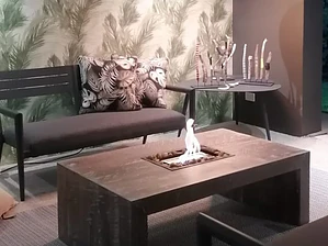 Mesa corchete de roble