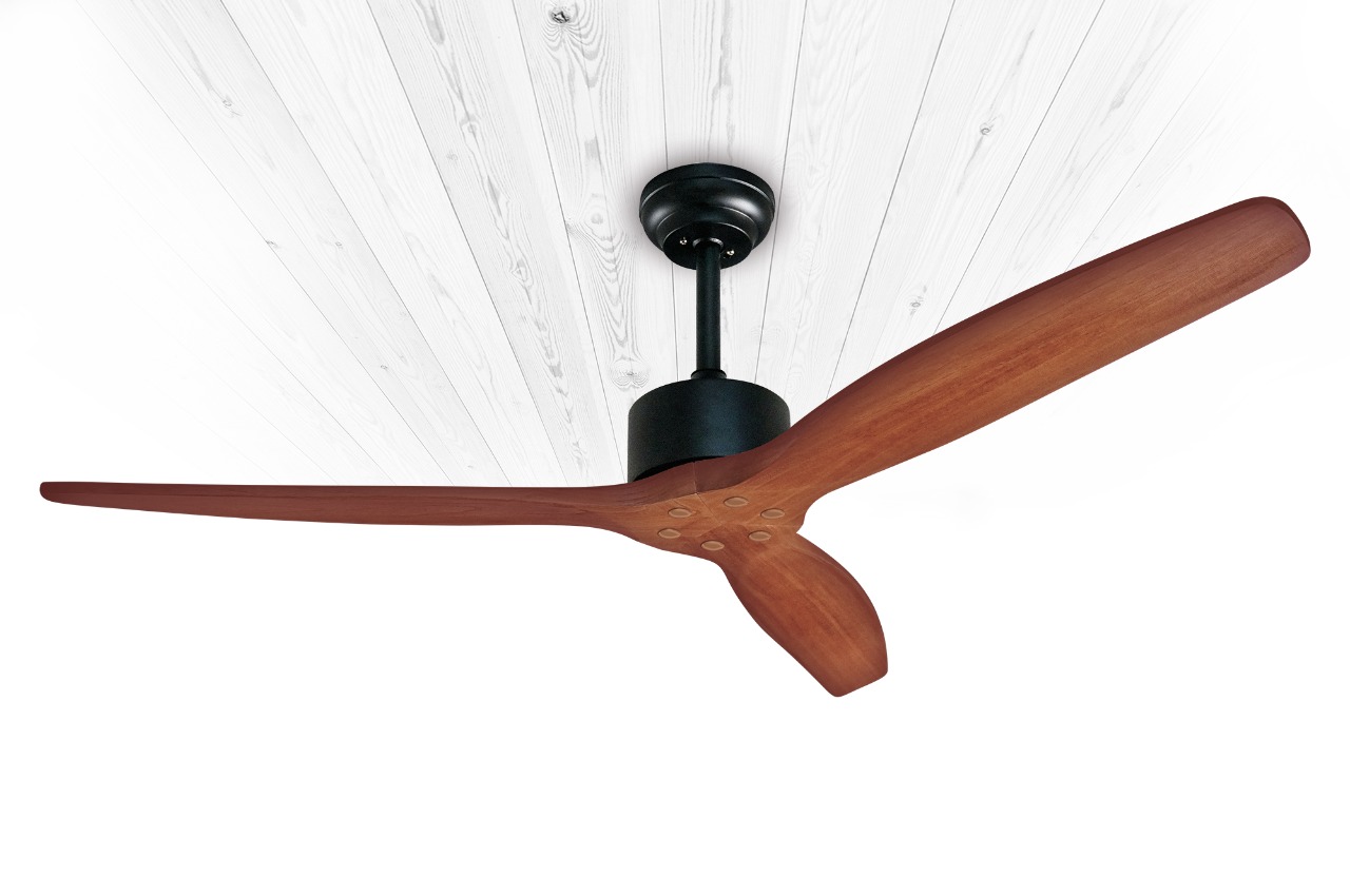 Ventilador de techo madera solida
