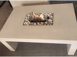 Mesa de fibrocemento corchete