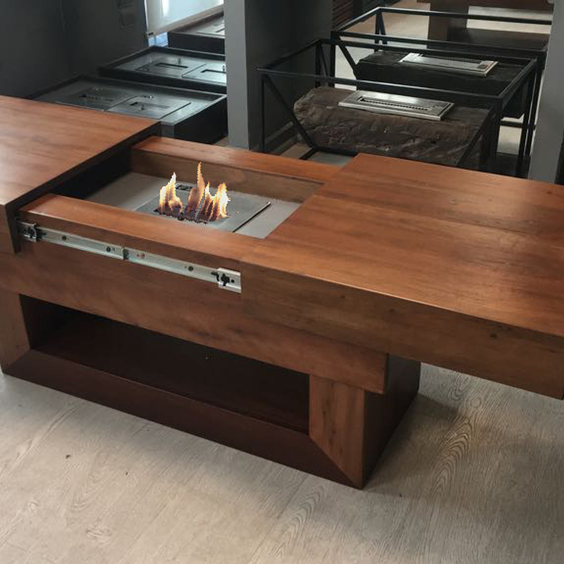 Mesa noi de madera Natural Warm 2