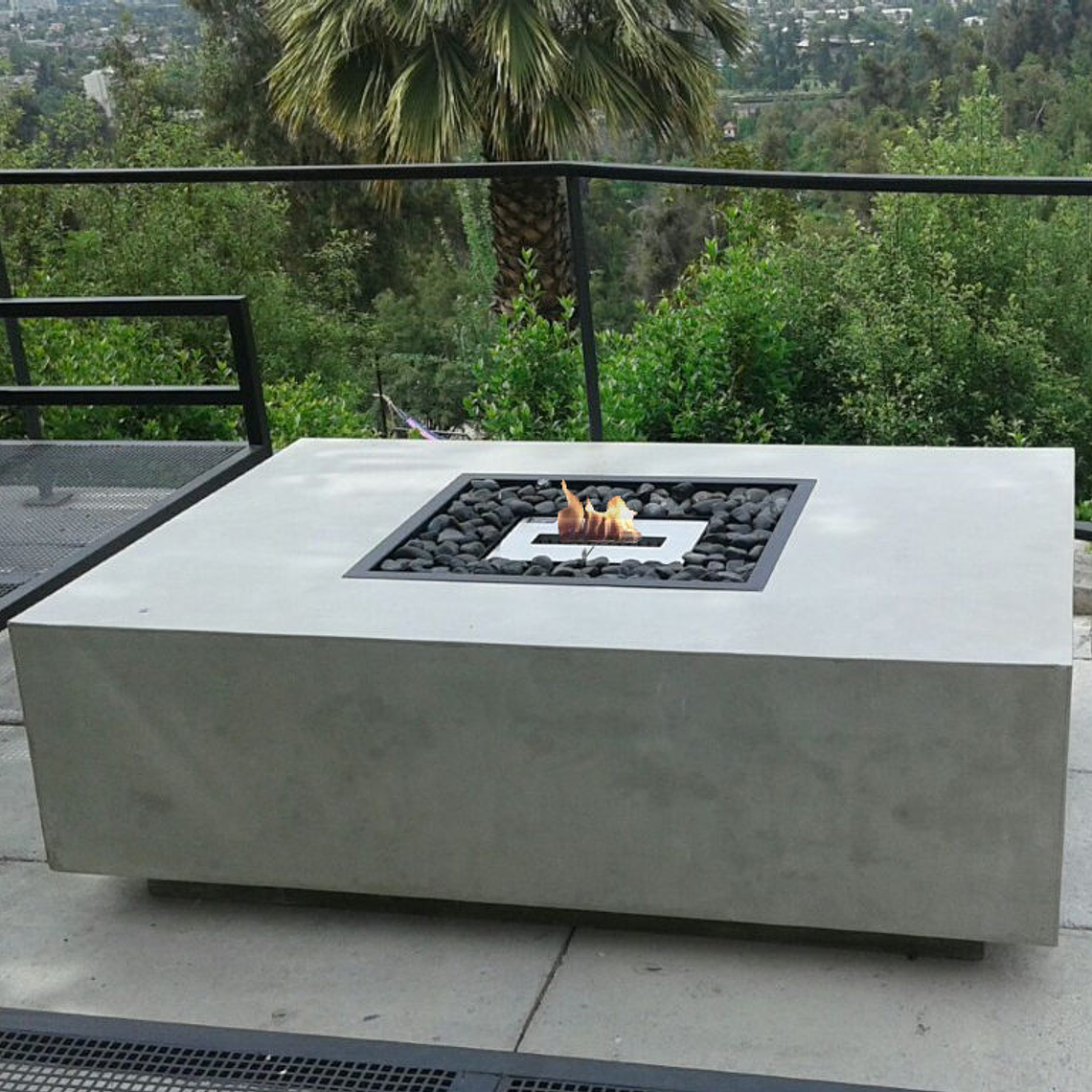 Mesa de fibrocemento cubo 1