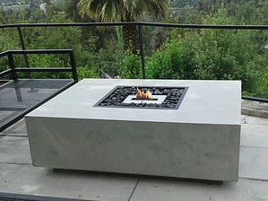 Mesa de fibrocemento cubo