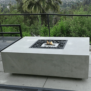 Mesa de fibrocemento cubo