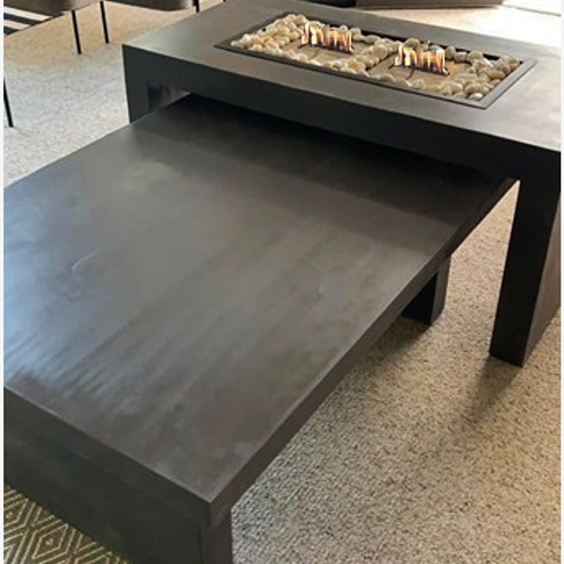 Mesa de fibrocemento doble 1