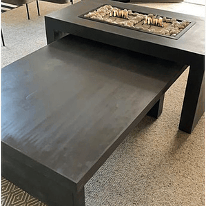 Mesa de fibrocemento doble